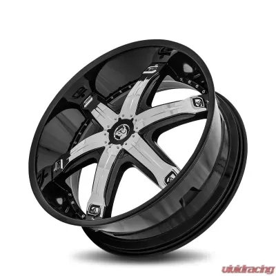 Diablo Fury Wheel 24x10 6x135/139.7 35 87.1 Gloss Black - FUR-2416D593587B